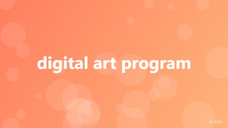 digital art program
